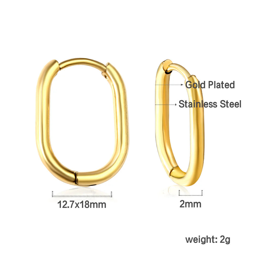 U-shape Minimalist Hoop earring