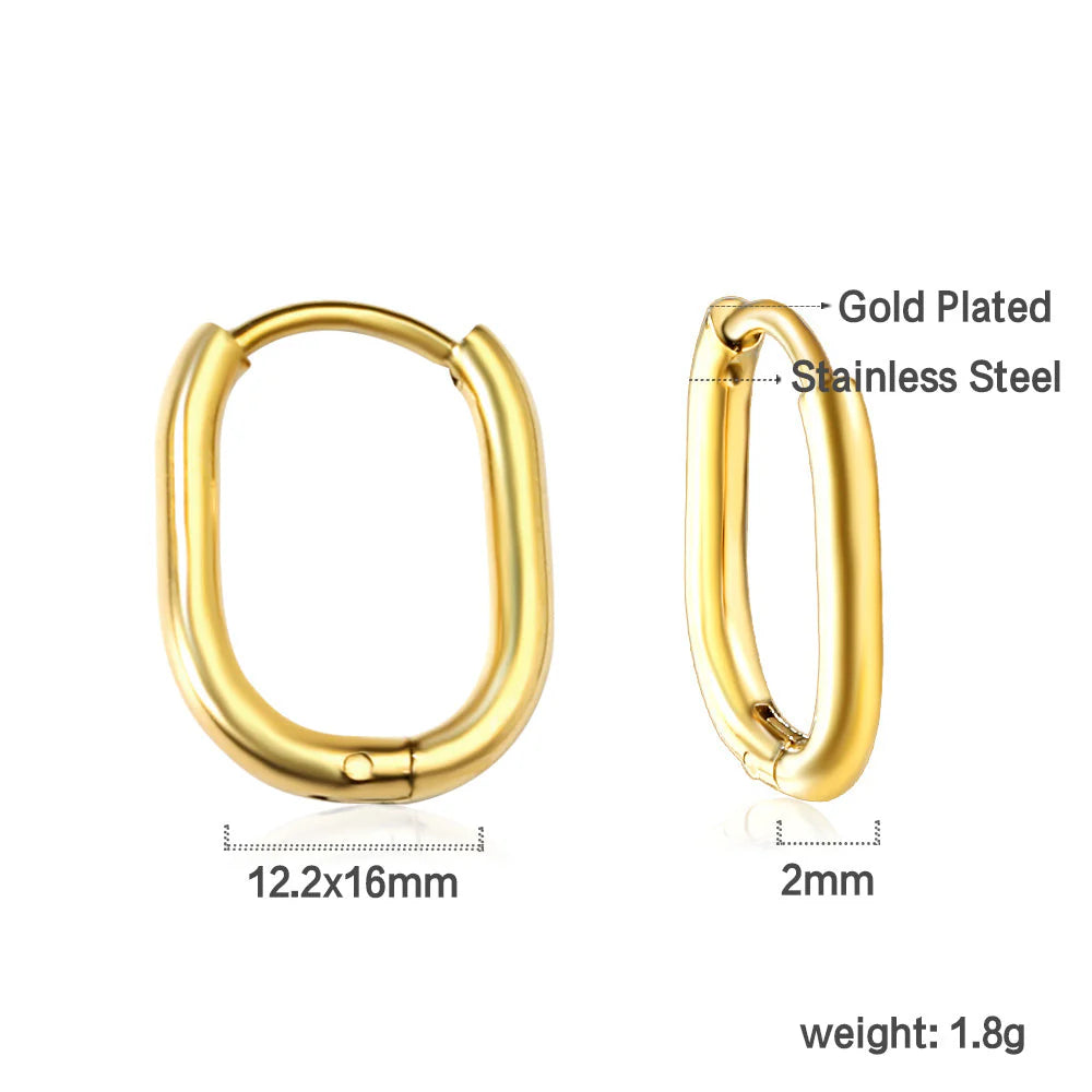 U-shape Minimalist Hoop earring