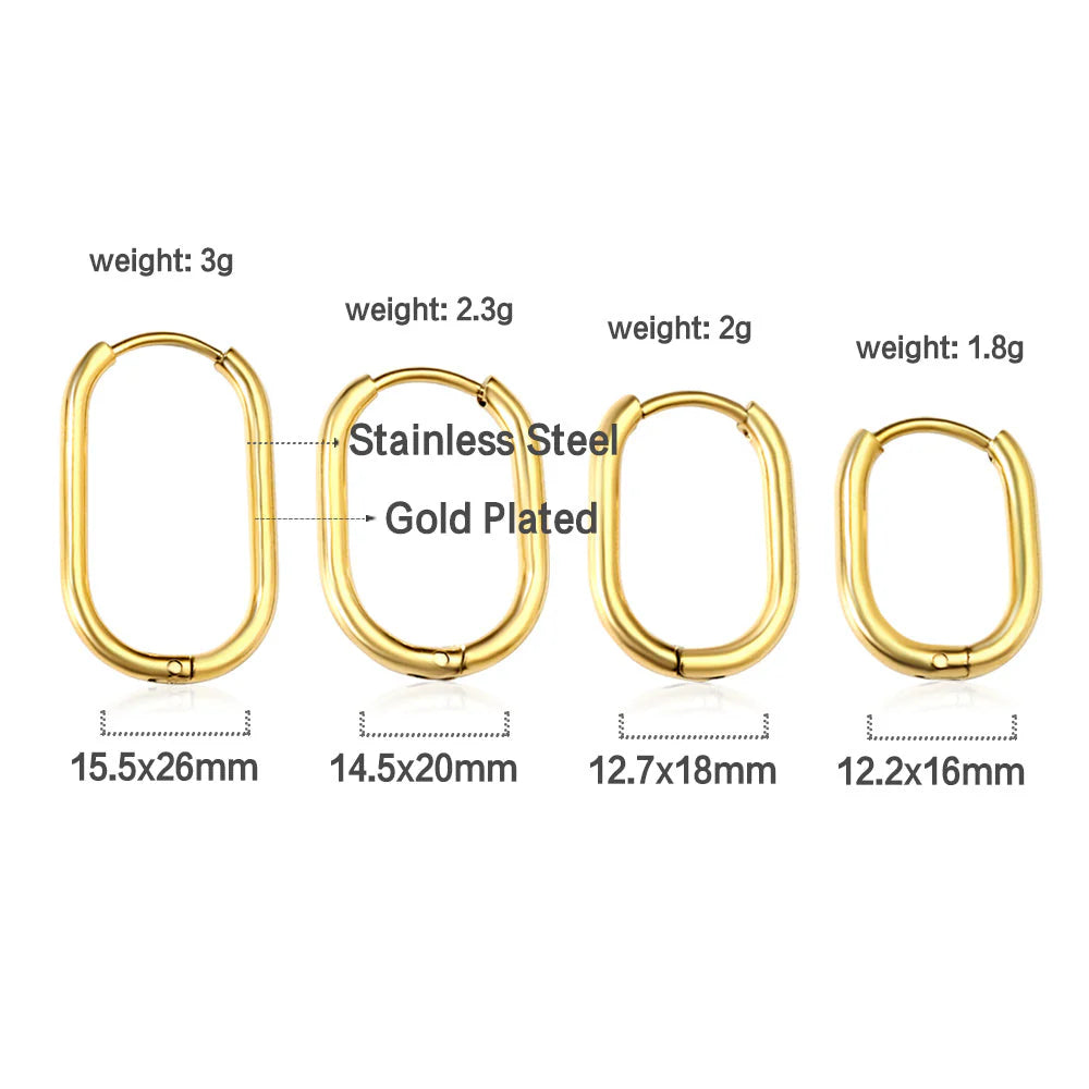 U-shape Minimalist Hoop earring