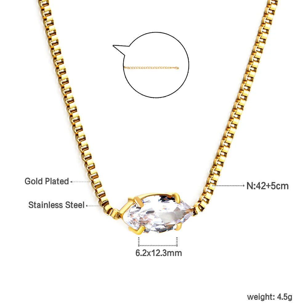 Emri Stone Necklace