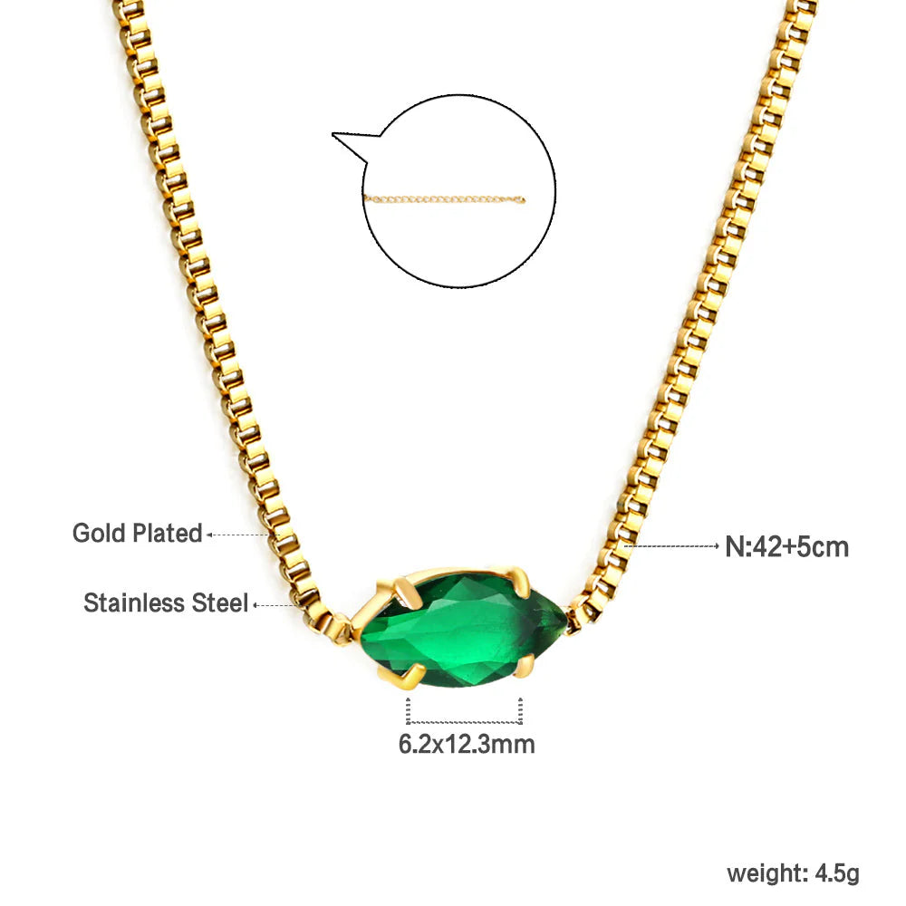 Emri Stone Necklace