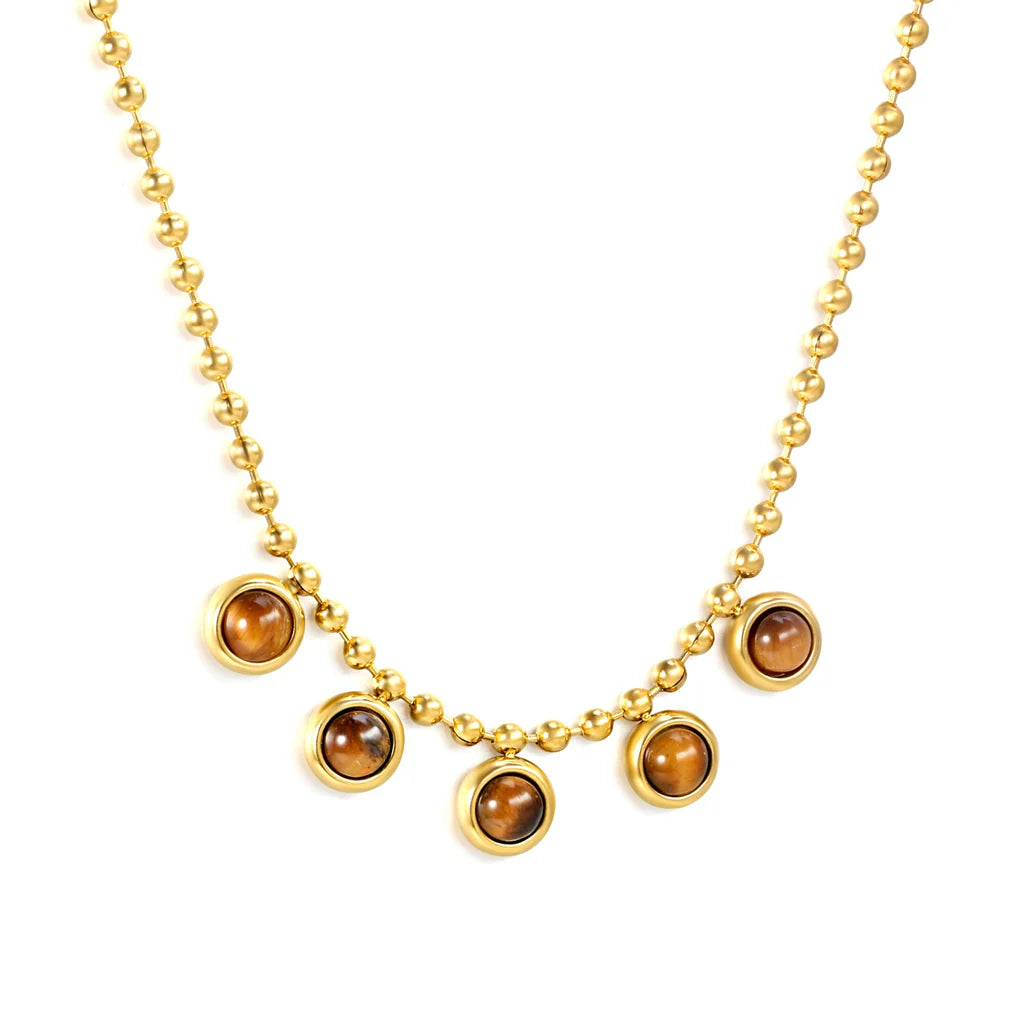 Tigress Beaded Necklace Choker