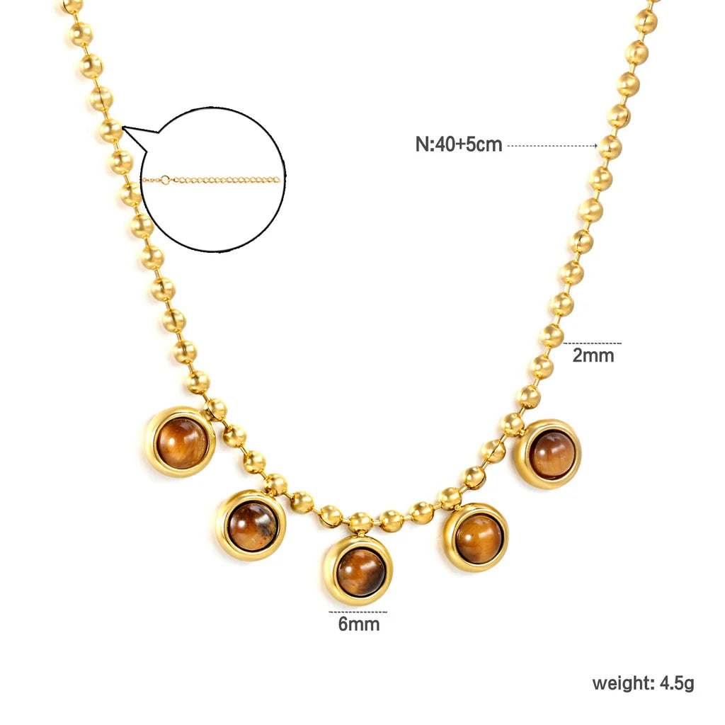Tigress Beaded Necklace Choker