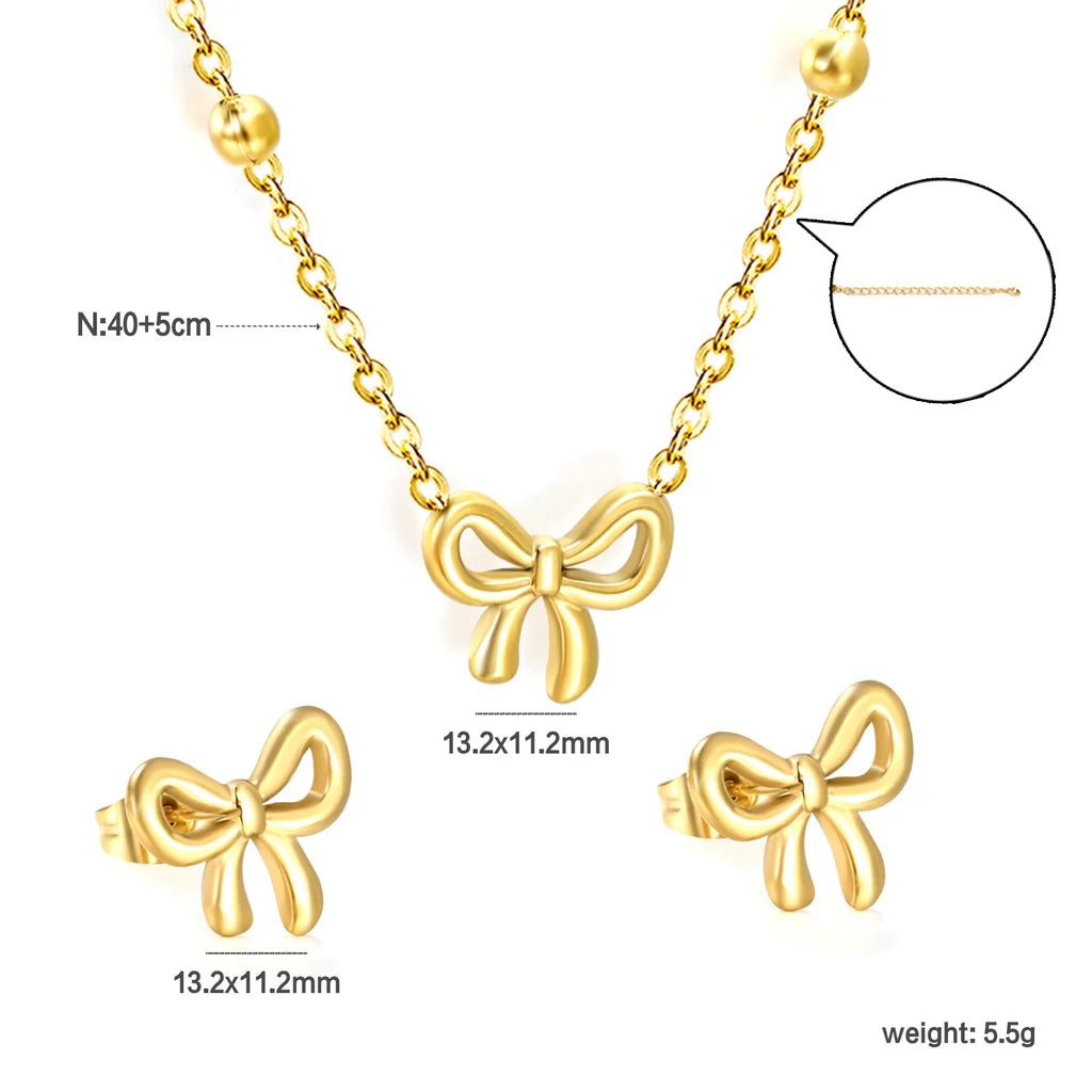 Mini Charm Necklace earring sets