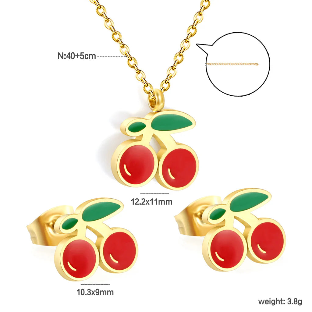 Fruity  Necklace and Earring set