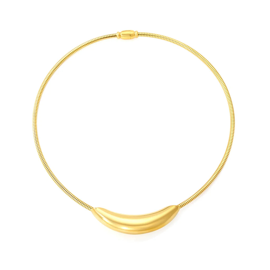 Hallow Arched Necklace Choker