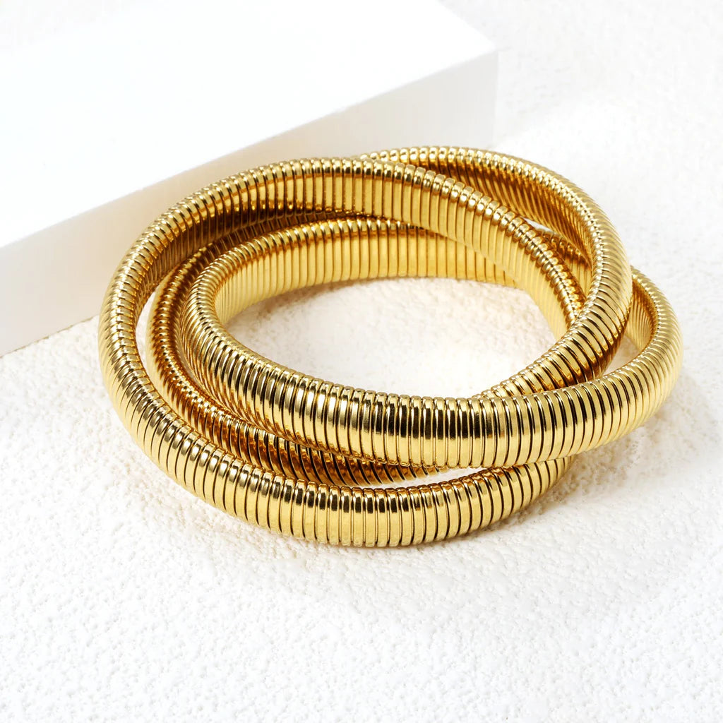 Carved Tangle Bangle