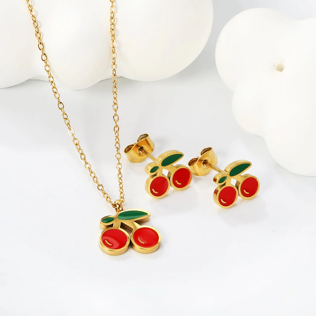 Fruity  Necklace and Earring set