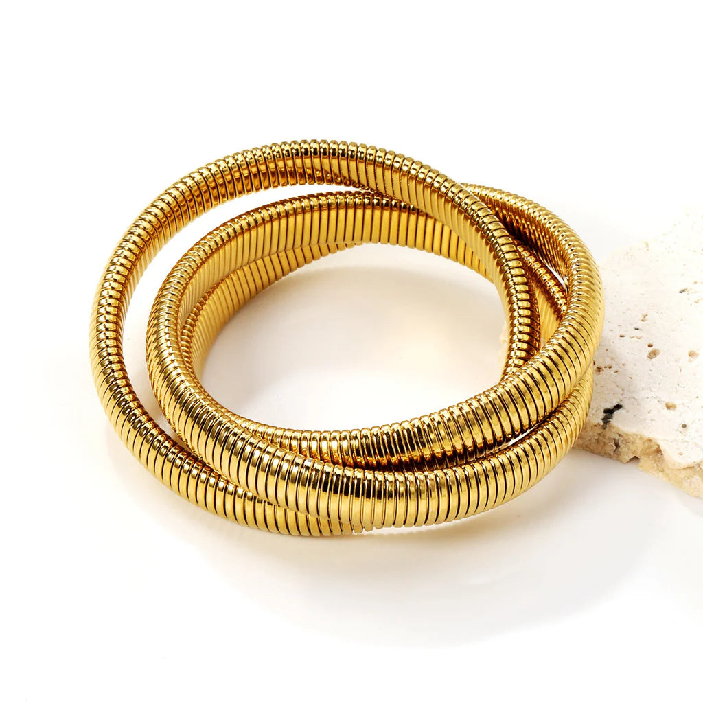 Carved Tangle Bangle