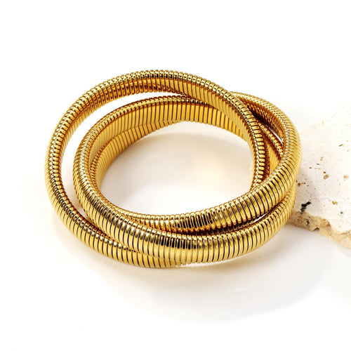 Carved Tangle Bangle