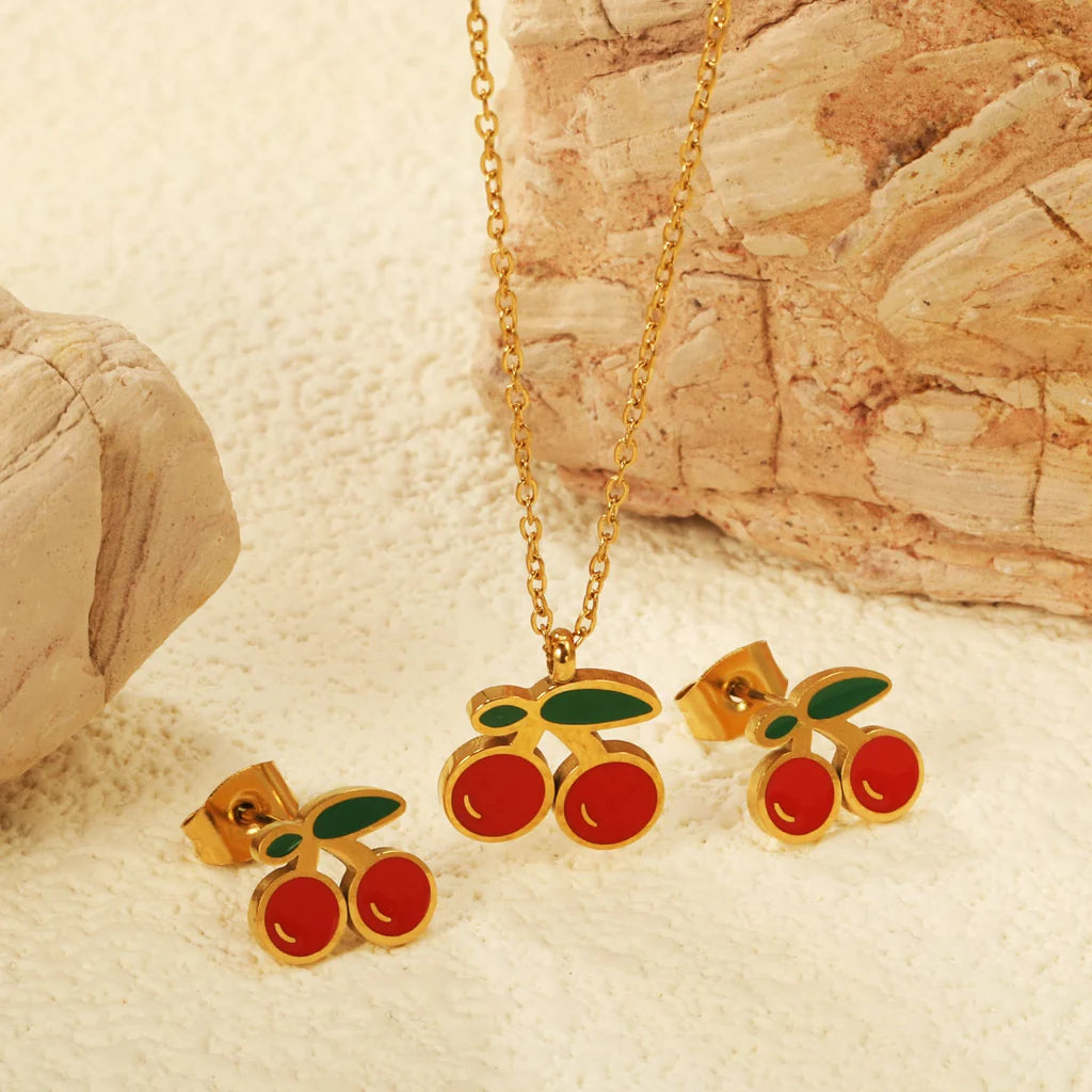 Fruity  Necklace and Earring set