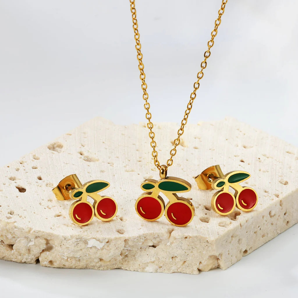 Fruity  Necklace and Earring set