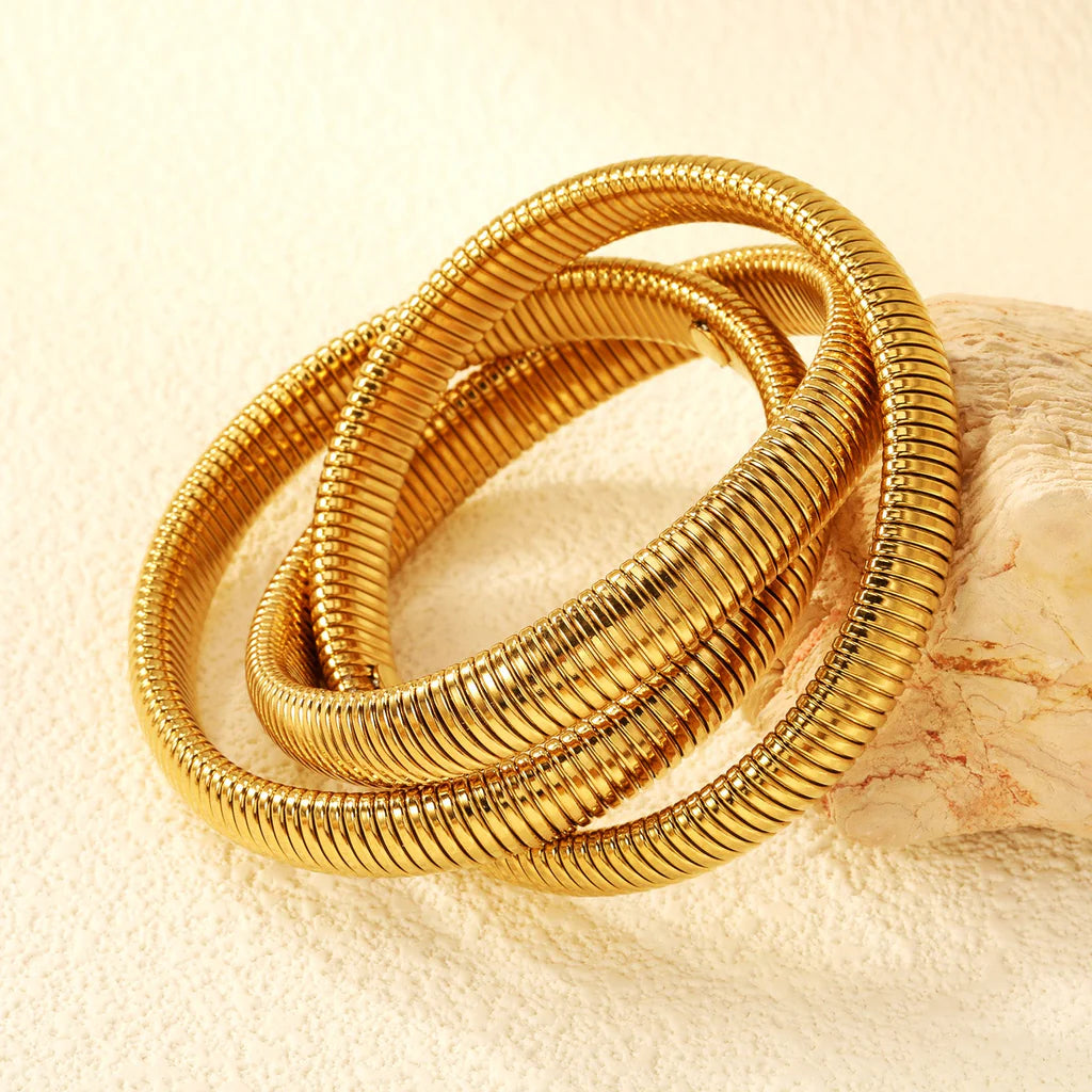 Carved Tangle Bangle