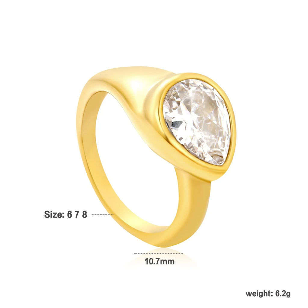 Pear Mount Ring