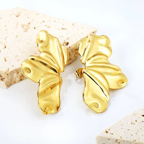 Carved Petals Earring