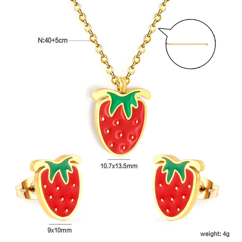 Fruity  Necklace and Earring set