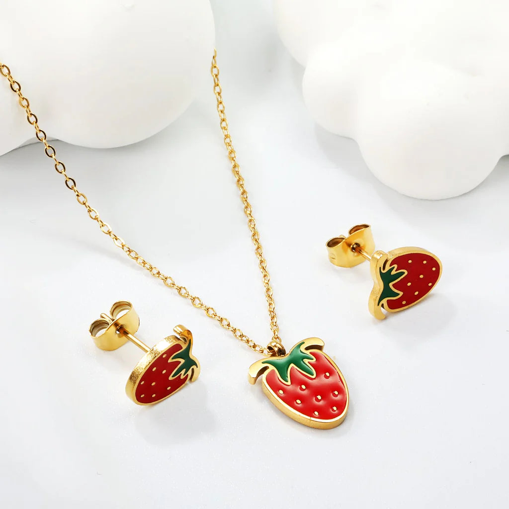Fruity  Necklace and Earring set