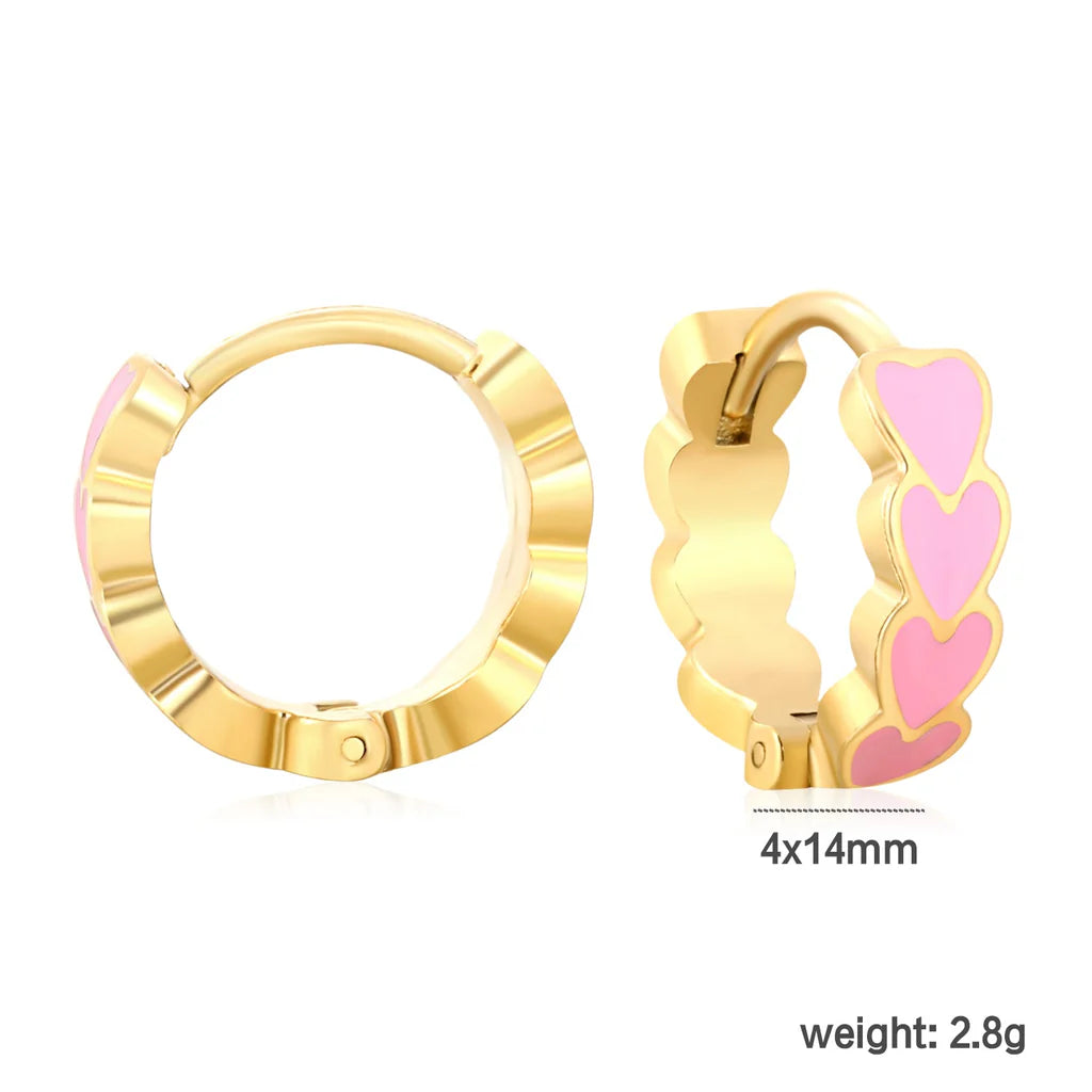 Color Heart hoop