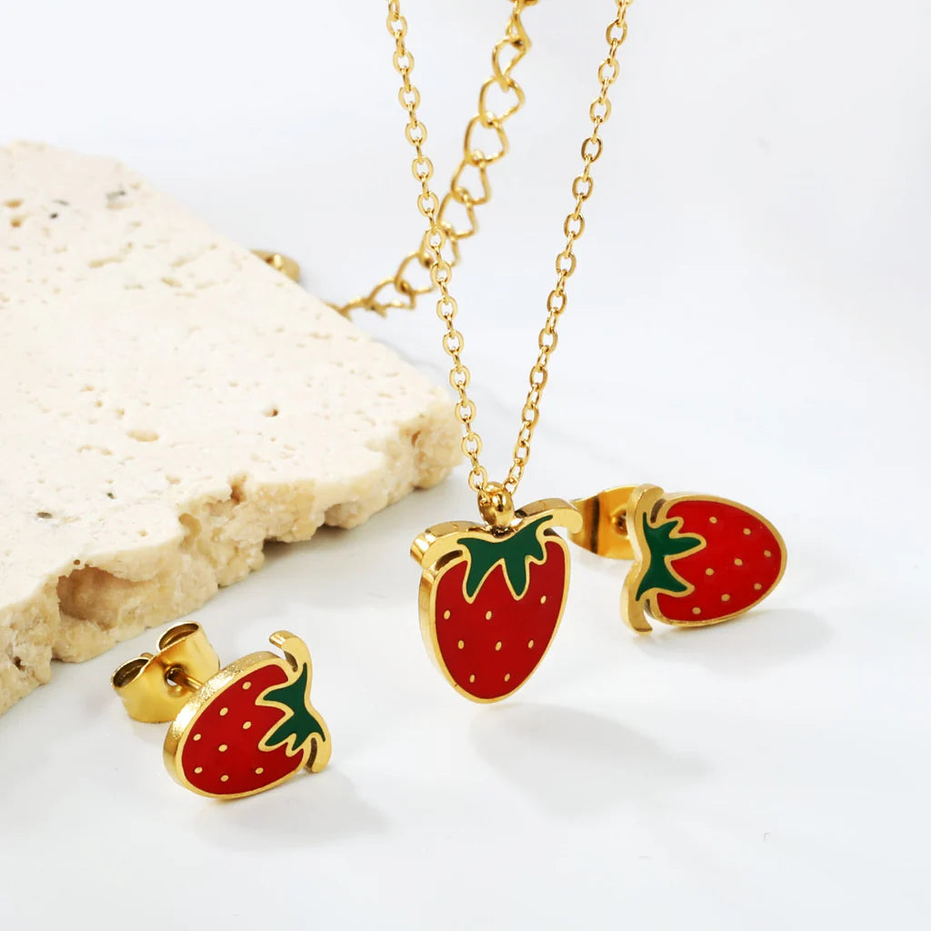Fruity  Necklace and Earring set