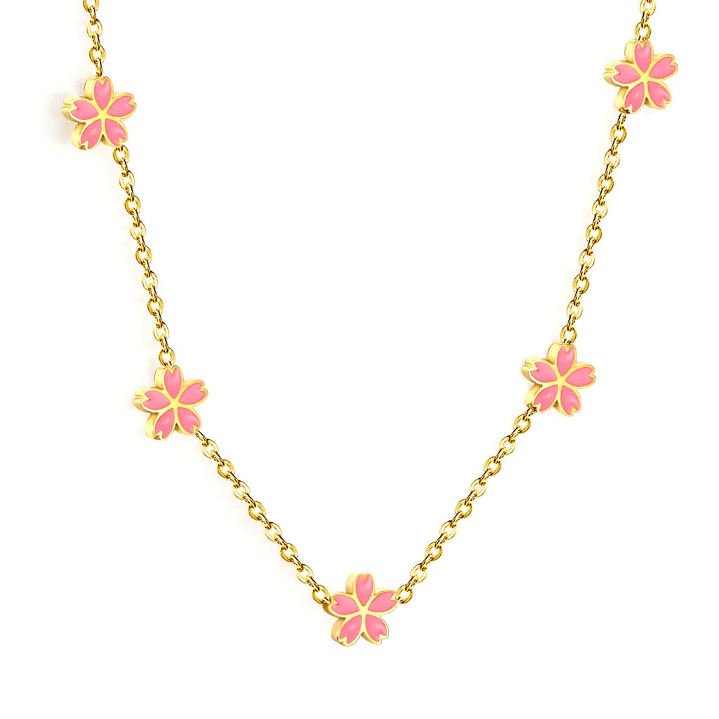 Pink Petals Necklace