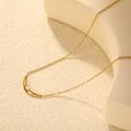 White Cat Eye Necklace