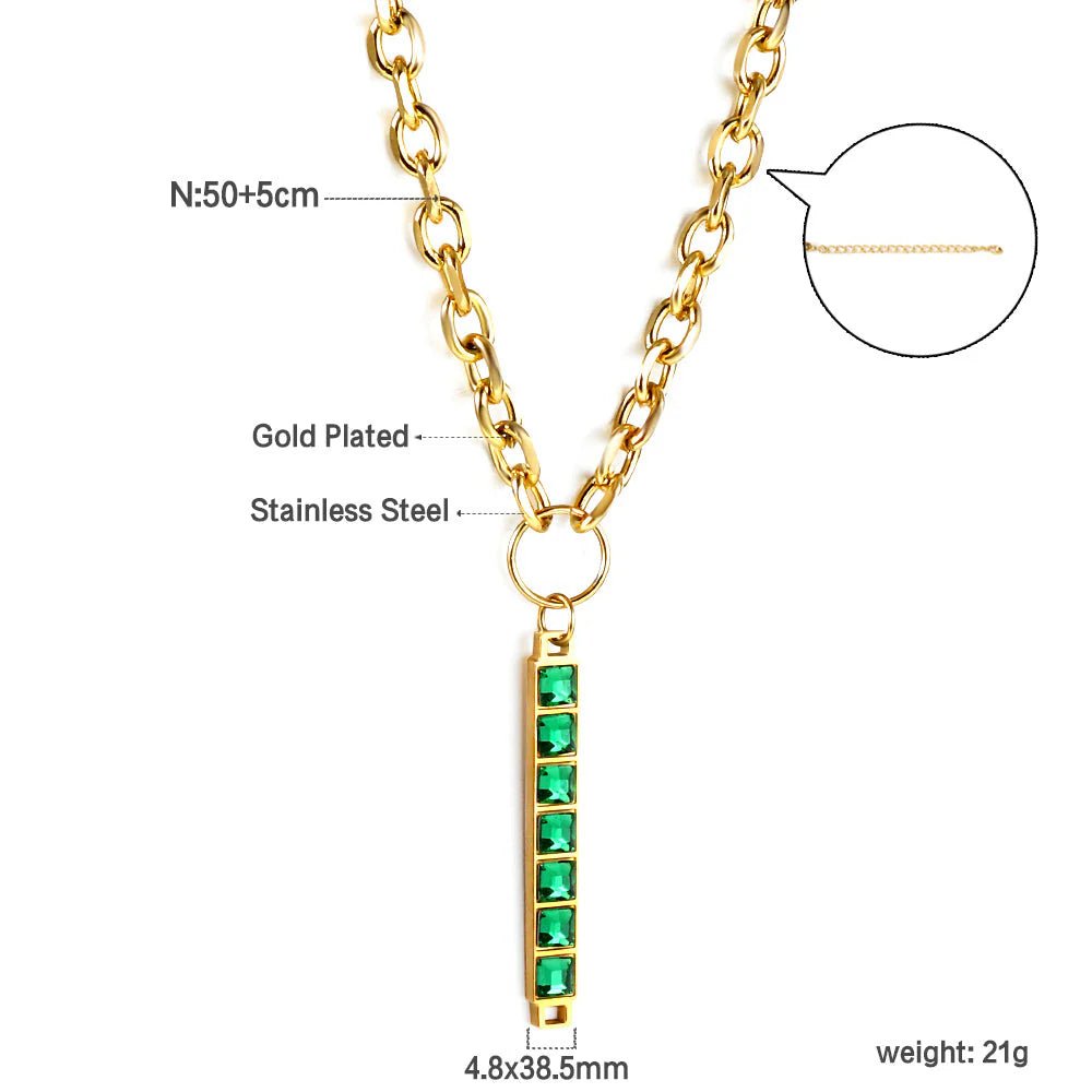 Emri Bar Necklace