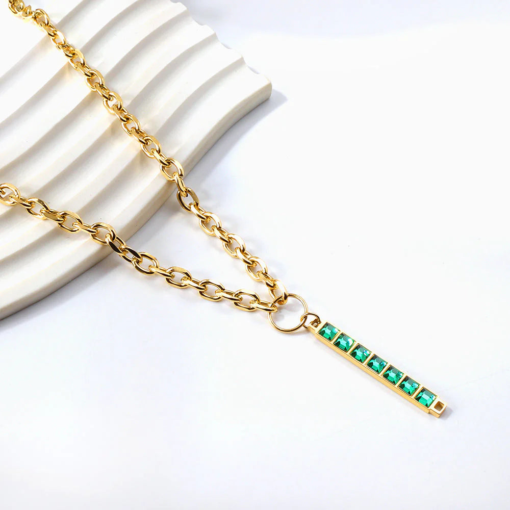 Emri Bar Necklace