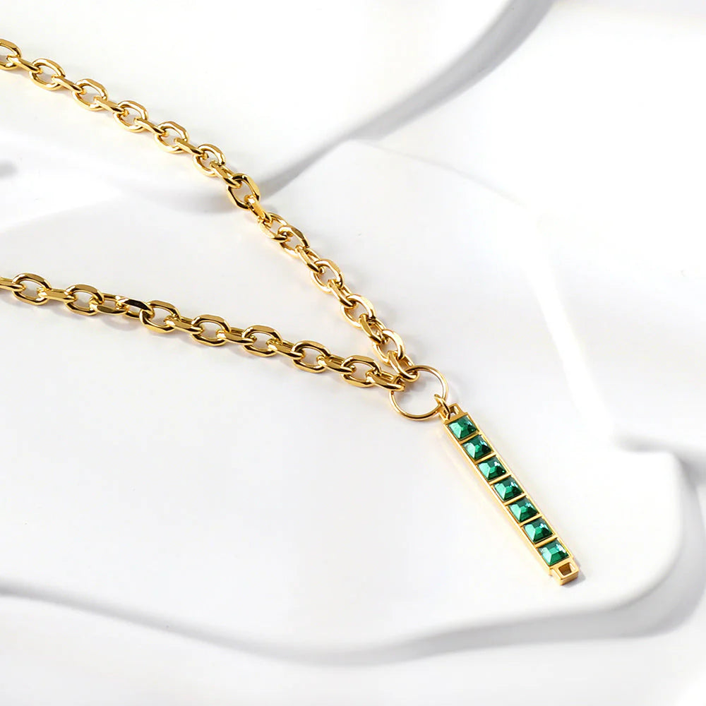 Emri Bar Necklace