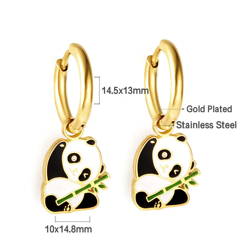 Watermelon Hoop Earring