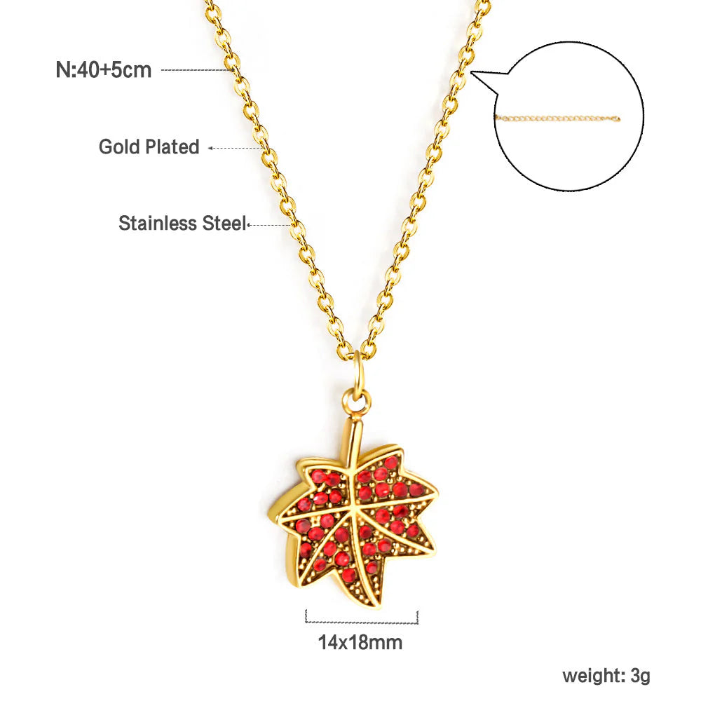Maple Leaf Necklace