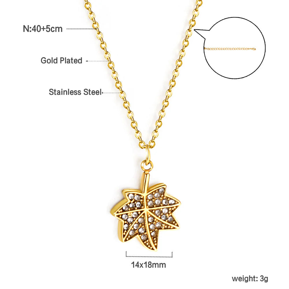 Maple Leaf Necklace