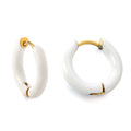 Colorful hoop earrings