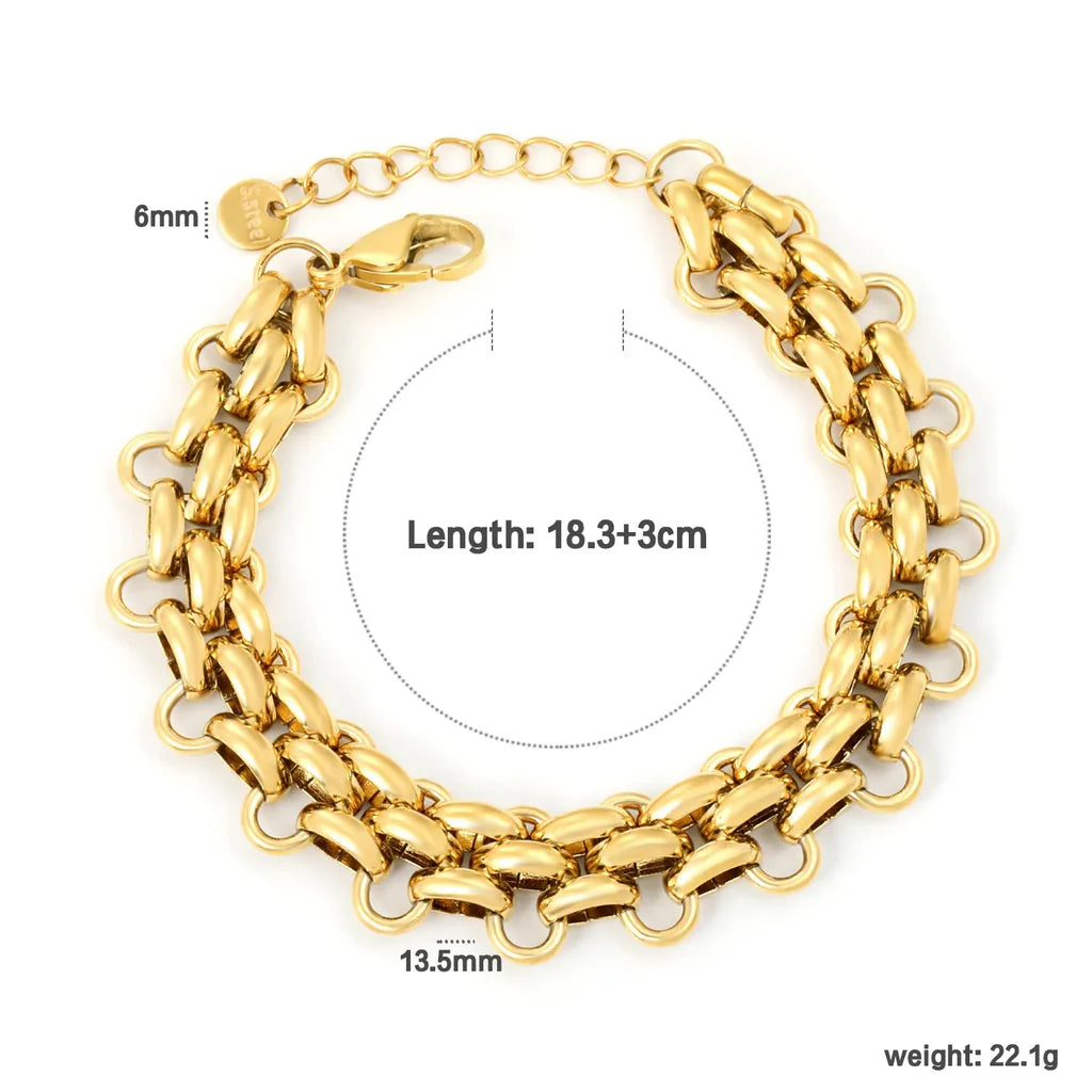 Carved Woven Bracelet