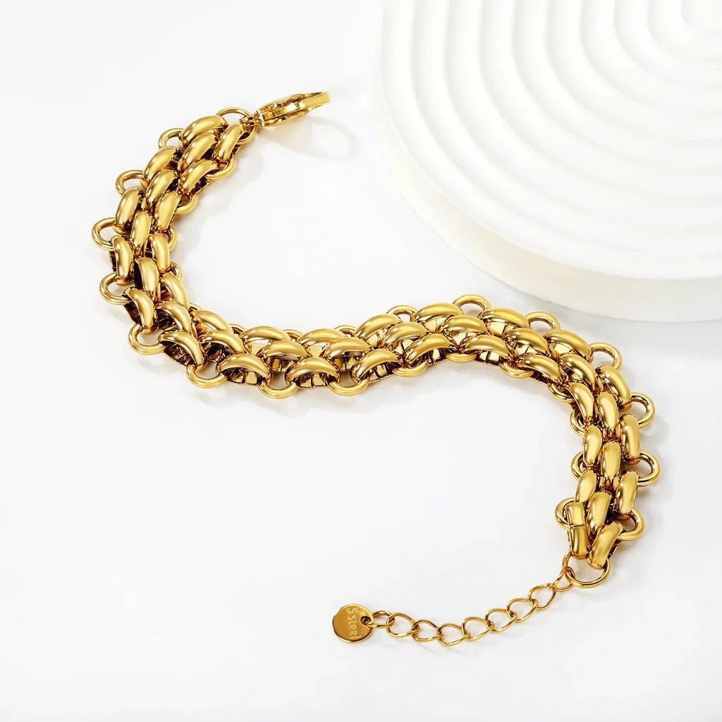 Carved Woven Bracelet
