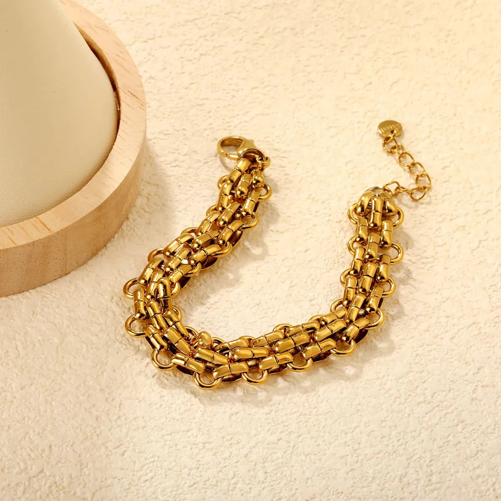 Carved Woven Bracelet