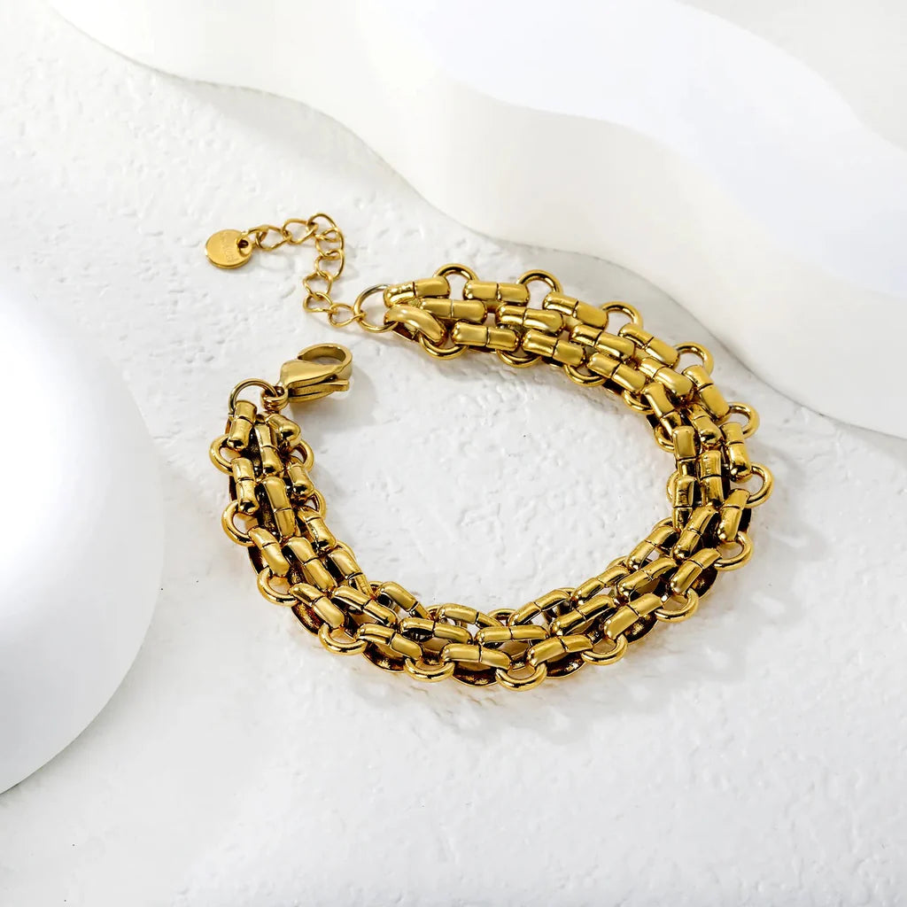 Carved Woven Bracelet