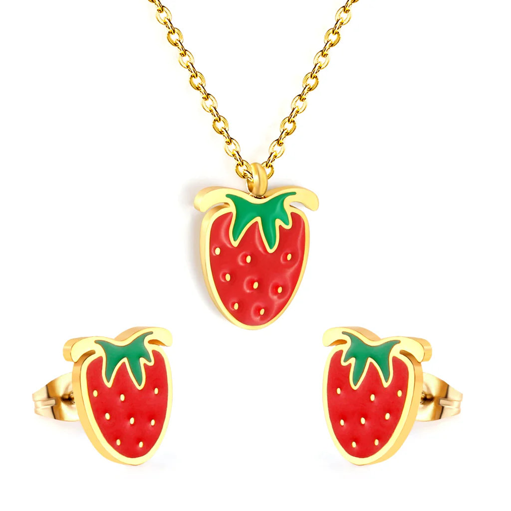 Fruity  Necklace and Earring set